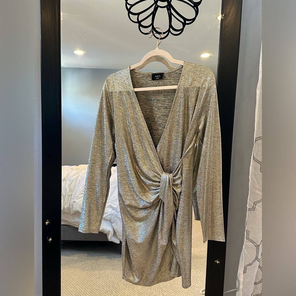 Metallic Party Dress